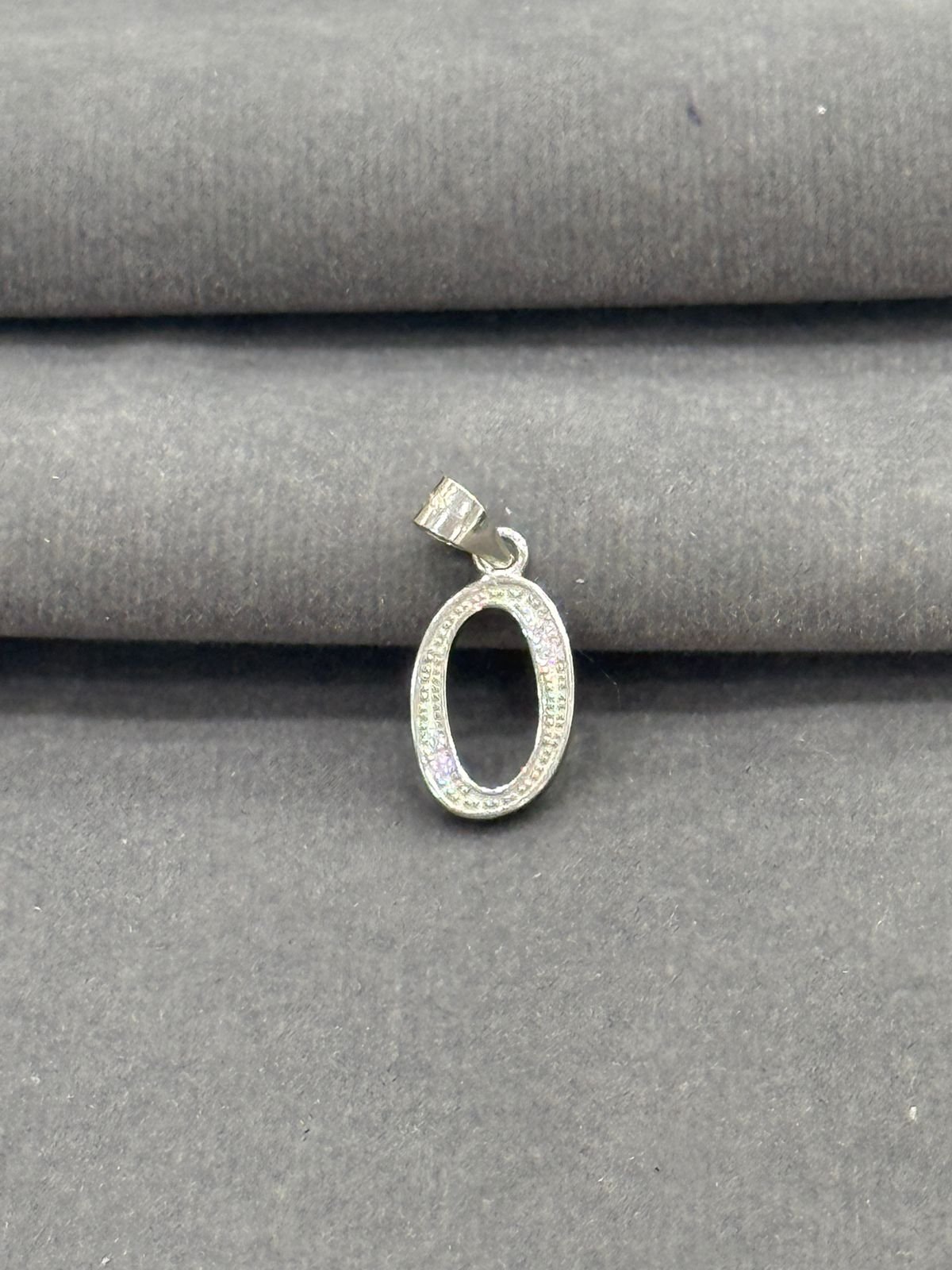 92.5 Elegant Silver Alphabet “O” Pendant